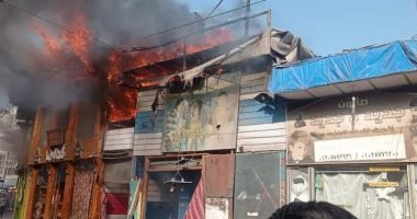السيطرة على حريق نشب فى كشك بمحطة مصر دون إصابات بالإسكندرية