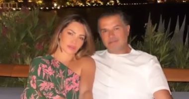 راغب علامة في رسالة رومانسية لزوجته فى عيد ميلادها:"عقبال المية يا حبيبتي"
