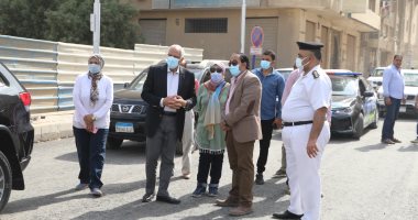 محافظ الجيزة يتفقد انتظام الحركة المرورية بمسار التحويلة البديلة لشارع الهرم