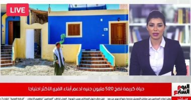 الأرقام تتحدث.. حياة كريمة تضخ 520 مليون جنيه لدعم القرى الأكثر احتياجا (فيديو)