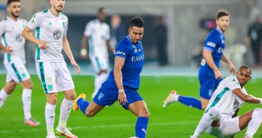 الهلال يتفوق على الأهلي بهدف الدوسري بالشوط الأول فى الدوري السعودي