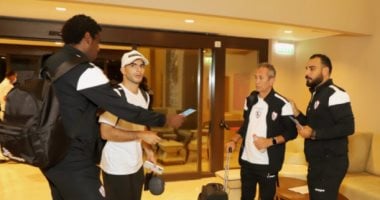 تدريبات بدنية للاعبى الزمالك فى فندق الإقامة قبل مواجهة طلائع الجيش