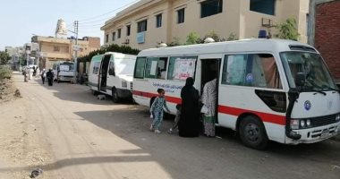توقيع الكشف الطبى بالمجان على 1246 مواطنا بقرية أبو عدوى بدمياط