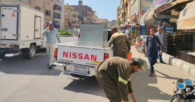 الأقصر تشن حملات لرفع الإشغالات بالشوارع لتجميلها قبل موسم السياحة الشتوى.. صور