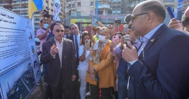 محافظ الإسكندرية يكشف تفاصيل مشروع إنشاء نفق وكبارى شارع 45 .. محمد الشريف: لن يتم المساس بالكورنيش وسيظل بنفس المساحة.. والمشروع يقضى على جميع الاختناقات المرورية.. وانتهاء الأعمال خلال 7 أشهر.. فيديو وصور