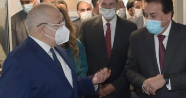 خالد عبدالغفار والخشت يتابعان انتهاء أعمال تطوير المبنى الجنوبى لمعهد الأورام