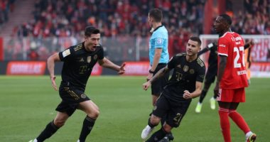 بايرن ميونخ يقسو على يونيون برلين بثلاثية فى الشوط الأول بالدورى الألمانى