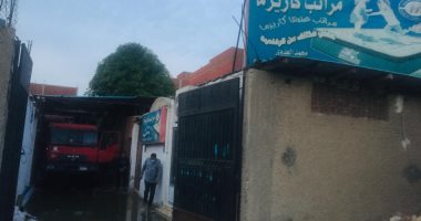 مدير الأمن ونائب محافظ الإسماعيلية يتفقدان موقع حريق مصنع مراتب.. فيديو وصور