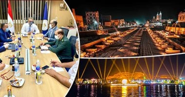 السياحة والآثار ترفع شعار جاهزون للحفل العالمى لـ"إحياء طريق الكباش".. خالد العنانى يعقد اجتماعات لمناقشة الديكورات والعروض الفنية.. مصطفى وزيرى: سنبهر العالم من جديد بحفل الأقصر.. ورجال السياحة: سيكون أسطوريا