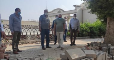 محافظ الجيزة يتابع أعمال تطوير محاور البحر الأعظم والنيل السياحى ومراد