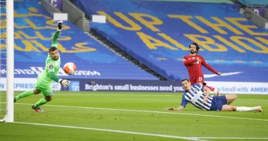 محمد صلاح فى مهمة الهداف التاريخي بمباريات ليفربول ضد برايتون