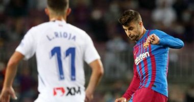برشلونة يؤكد إصابة جيرارد بيكيه بتشنج فى ربلة الساق اليمنى
