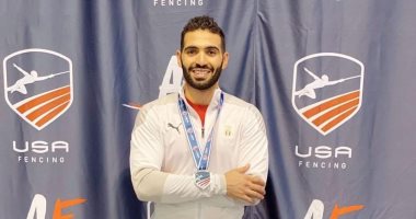 زياد السيسي يحصد فضية بطولة أمريكا للسيف