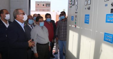 محافظ كفر الشيخ يفتتح محطة رفع صرف صحي رئيسية ببلطيم.. بث مباشر