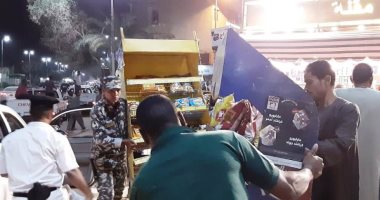 إزالة 715 حالة إشغال طريق خلال حملة بأسوان