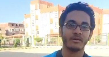 محمود عبدالعاطى ابن بنى سويف يروى تفاصيل تفوقه فى مسابقة دولية.. فيديو