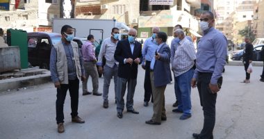 محافظ الجيزة يتفقد التحويلات المرورية البديلة لغلق وصلة محور صفط.. صور