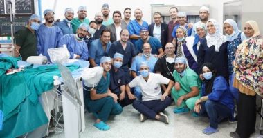 نجاح فريق كلية طب حلوان فى تغيير صمام الأورطى بدون جراحة لمريضة تبلغ 72 عاما