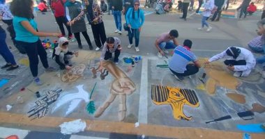 جامعة الإسكندرية تطلق مسابقة "الرسم على الأسفلت" بمشاركة 13 كلية 