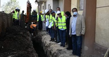 رئيس "مياه دمياط" يتفقد مشروعات المبادرة الرئاسية "حياة كريمة"