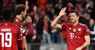 هاتريك ليفاندوفسكى ضد بنفيكا يقود بايرن ميونخ لثمن نهائى دوري أبطال أوروبا