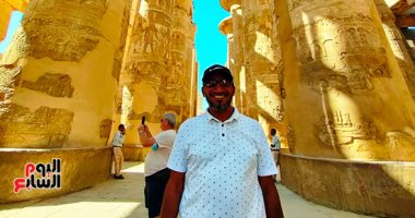 تليفزيون "اليوم السابع" في أول ندوة عن تاريخ طريق الكباش الفرعونى.. المشرف على المشروع: سحر من تاريخ الحضارة الفرعونية.. عيد الأوبت كرنفال عظيم.. والماسخ: الكرنك تزين بمشروعات صالة الأعمدة 