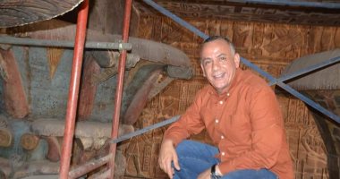 أمين الأعلى للآثار يشكر فرق الترميم لإظهارهم سحر وألوان ونقوش معبد إسنا.. صور