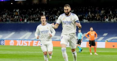 شاختار يفسد احتفال ريال مدريد بالهدف التاريخي ويتعادل 1-1 في شوط مثير