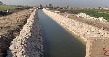 الإنتهاء من تأهيل وتبطين ترعة محمود غرب ابوقرقاص المنيا