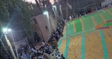"أحمد" يشارك بصور لدورى كرة القدم لشباب قرية "النواصر" بالأقصر