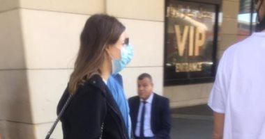 نانسى عجرم تصل القاهرة لإحياء حفلها اليوم باستاد القاهرة .. صور