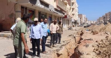 مياه البحر الأحمر: 5 ملايين جنيه لإحلال وتجديد الخط الرئيسى لشارع السلام بالغردقة