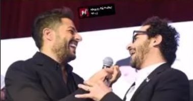 أحمد حلمي فى عيد ميلاد حماقي : كل سنة وأنت طيب يا عشرة