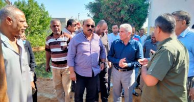 مياه القناة: حل مشكلات المياه الجوفية والسطحية بقرية فنارة قريبًا.. صور