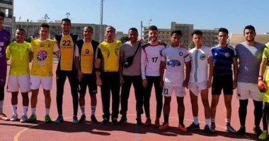 فوز حقوق الإسكندرية فى أولى مباريات خماسى كرة القدم فى بطولة الجامعة