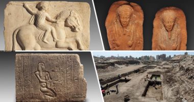 كنوز الفراعنة ما زالت تبوح بأسرارها.. اكتشافات أثرية جديدة.. البعثة الأثرية المصرية الألمانية تكتشف أجزاء من الواجهة الغربية والشمالية لمعبد الملك نختنبو الأول وامتداد للمعبد من الناحية الشمالية بالمطرية.. صور