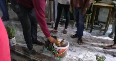 حملة لمتابعة تنفيذ الالتزام بالإجراءات الاحترازية فى كفر البطيخ بدمياط 