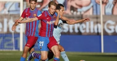دي يونج يكشف سبب تعادل برشلونة مع سيلتا فيجو في الدوري الاسباني