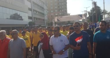 شباب القليوبية يشاركون بماراثون جرى للتشجيع على ممارسة الرياضة.. لايف وصور