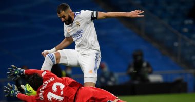 ريال مدريد ضد رايو فاليكانو.. بنزيما يسجل 10 أهداف للموسم الـ11 فى الليجا