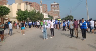 انطلاق ماراثون "YLY" من أمام مركز شباب دماريس بالمنيا.. فيديو وصور
