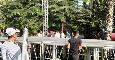 بالصور.. استعدادات الدورة الثالثة لمهرجان أصدقاء متحف قصر المنيل للموسيقى