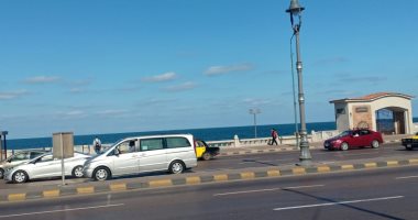 طقس خريفى وسطوع للشمس فى محافظة الإسكندرية.. لايف وصور