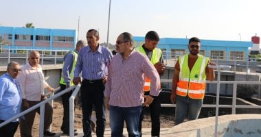 رئيس شركة مياه الشرقية يتفقد عددا من مشروعات المياه بمبادرة حياة كريمة 