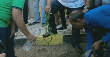 تشجير 20 مدرسة بالبحر الأحمر ضمن مبادرة "هغير بيئتى".. صور