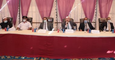 إنهاء خصومة ثأرية بين عائلتى أبو خزيم وعمارنة أبو رسلان فى بنى سويف.. صور