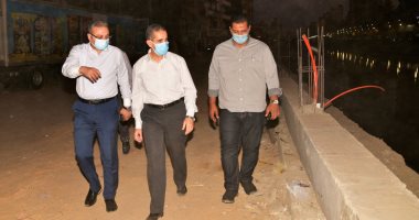 محافظ الغربية يتفقد أعمال تطوير الكورنيش خلال جولته المسائية