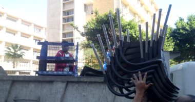 غلق 8 محلات بالإسكندرية لمخالفة الإجراءات الاحترازية ورفع 40 حالة إشغال طريق