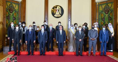 الرئيس السيسي: سيادة القانون هى أساس الحكم.. والعدل أسمى القيم الإنسانية