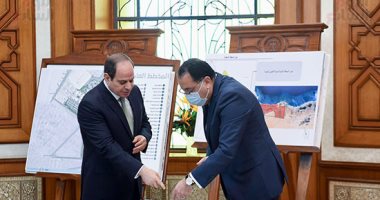 الرئيس السيسي يوجه بالانتهاء من كافة مراحل تطوير منطقة الفسطاط خلال 2022